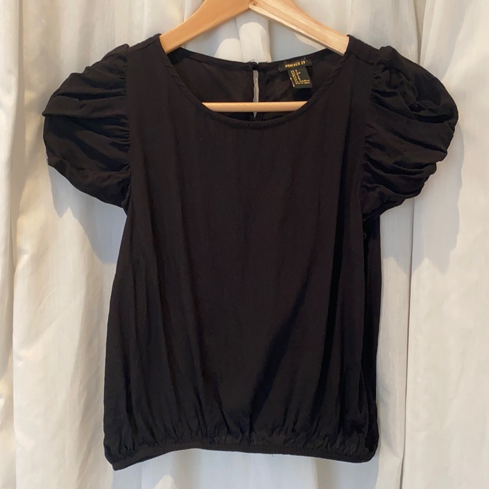 Forever 21 puff sleeve top